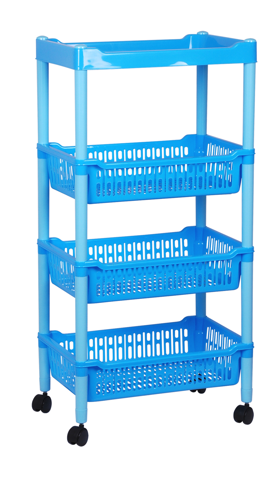 0713 4 Tiers Multipurpose Rack BLUE
