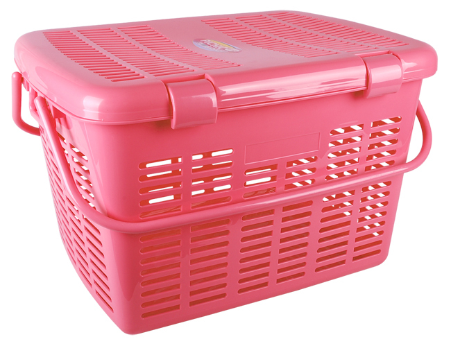 0730 Picnic Basket (L) PINK