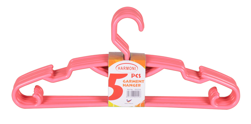 0023 Garment Hanger (5 Pcs) PINK