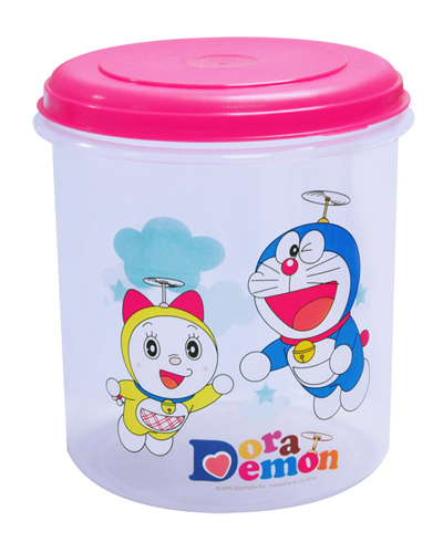 DM33725 Doraemon Series Round Container (XXL) D2PINK