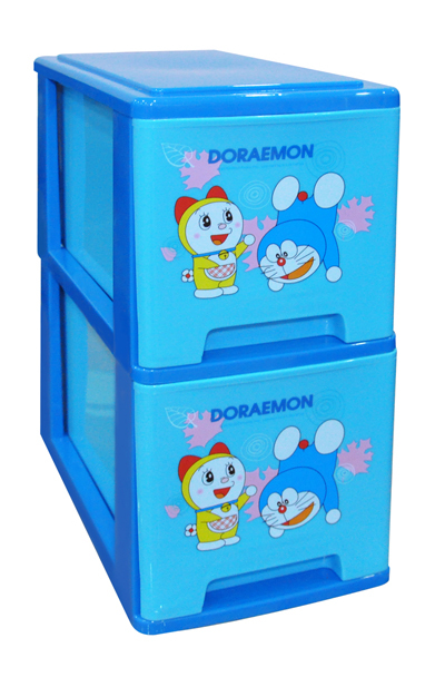 DM0888 2 2 Tiers Doraemon Series Mini Drawer D3BLUE