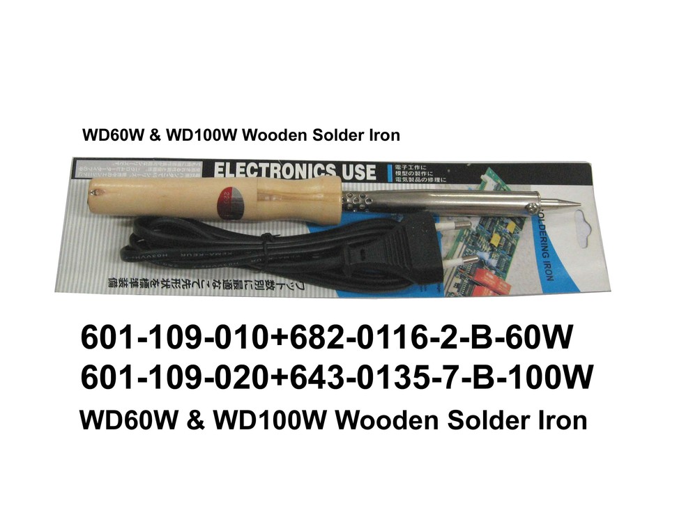 601 109 010 WD60W Wooden Solder Iron