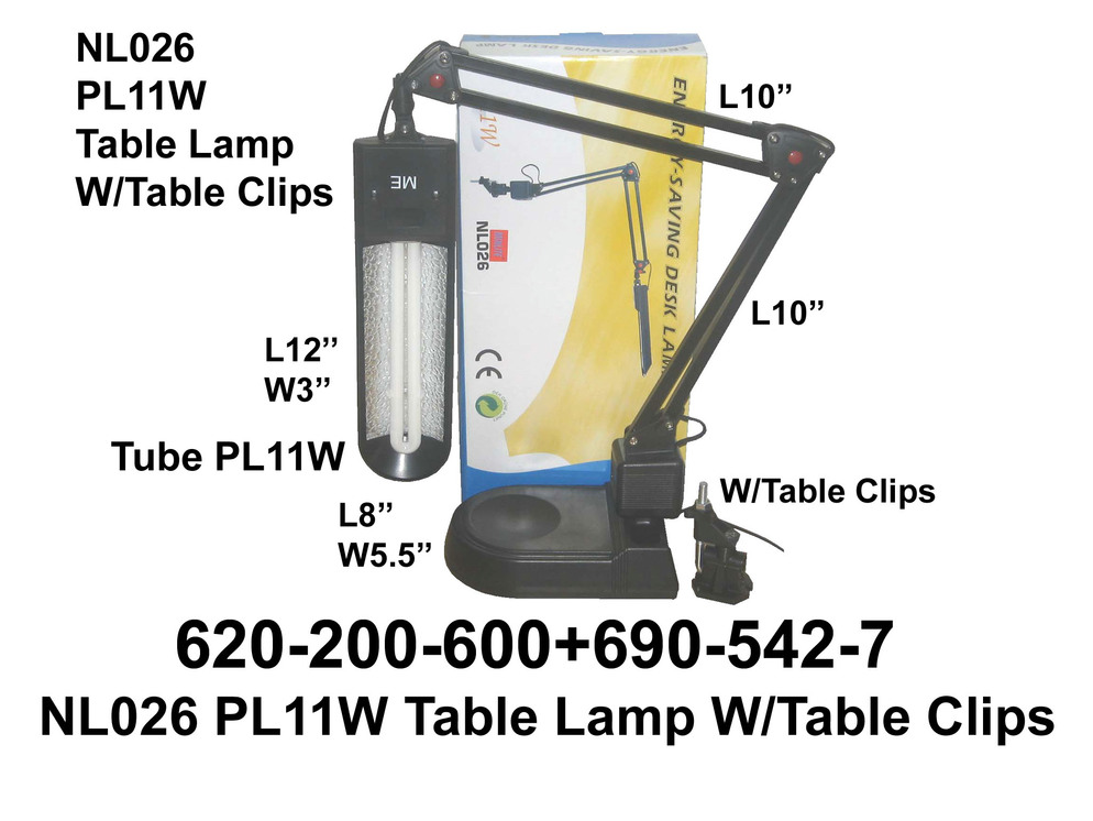620 200 600 NL026 PL11W Table Lamp
