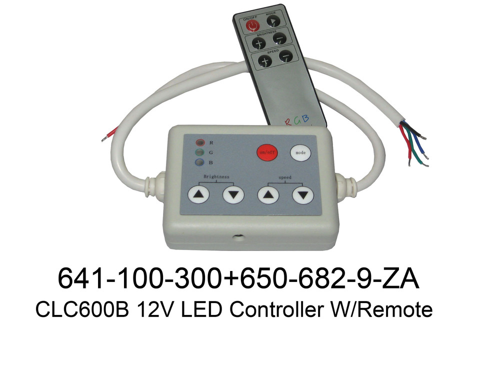 641 100 300 CLC600B 12V LED Controller W Remote