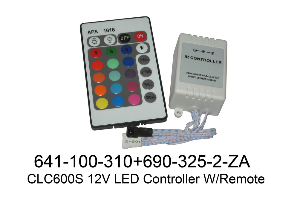 641 100 310 CLC600S 12V LED Controller W Remote