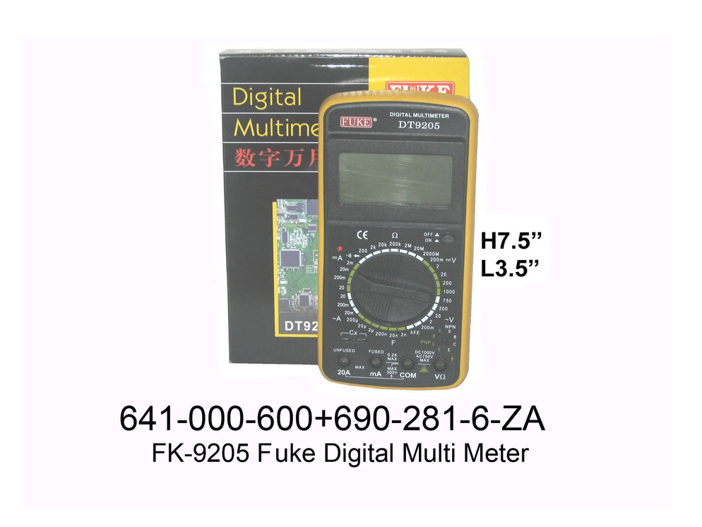 641 000 600 FK 9205 Digital Multi Meter