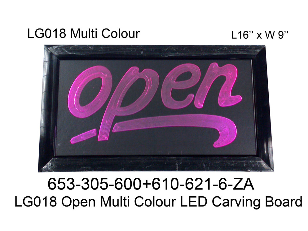 653305600 LG018 Open 16x9 LED Carving Board