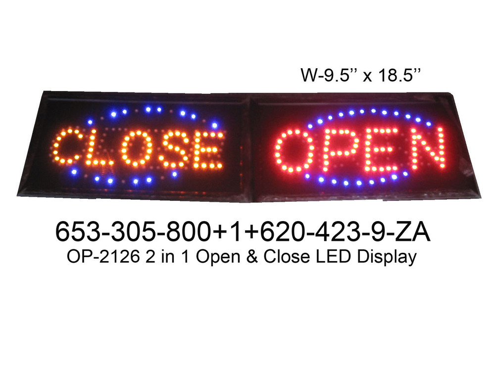 653 305 800 OP 2126 2 in 1  Open   Close LED Display