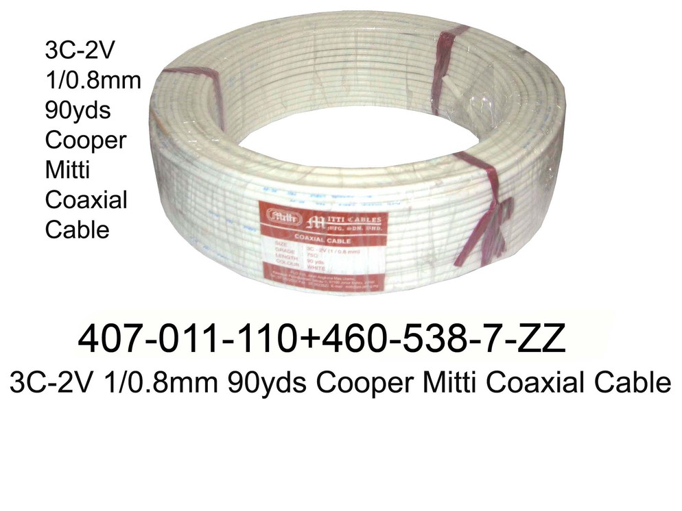 407 011 110 3C 2V 90yrd Mitti Coaxial Cable