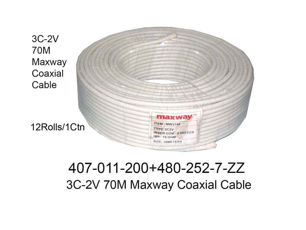 407 011 200 3C 2V 70M Maxway Coaxial Cable copy