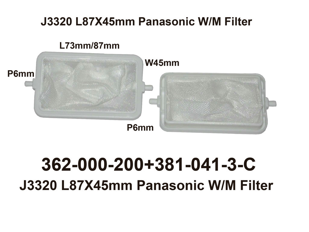 362 000 200 1 J3320 L87x45mm Panasonic W M Filter