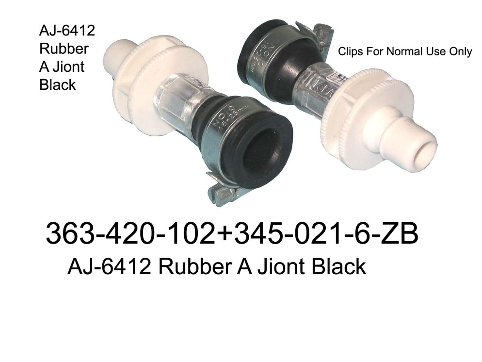 363 420 102 AJ 6412 Rubber A Jiont Black