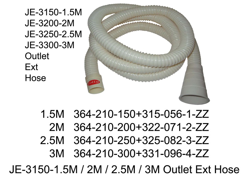 364 210 200 JE 3200 2M Outlet Ext Hose