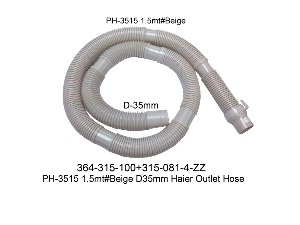 364315100 PH 3515 1 5mt Beige D35mm Haier Outlet Hose