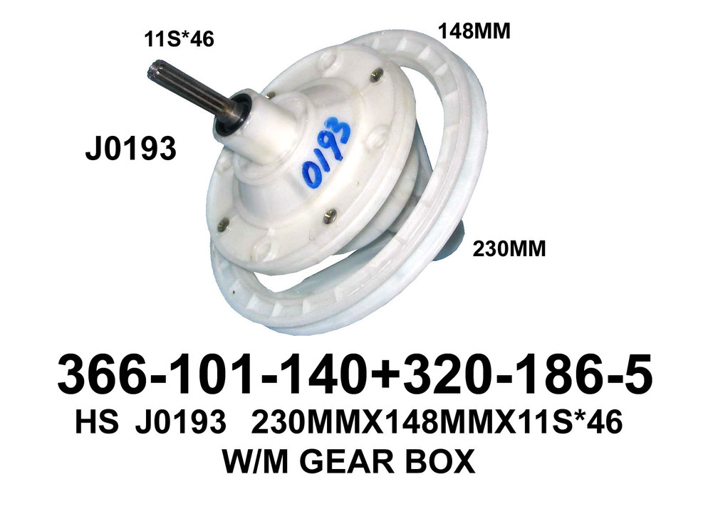 366 101 140 J0193 11S 46mm GEAR BOX