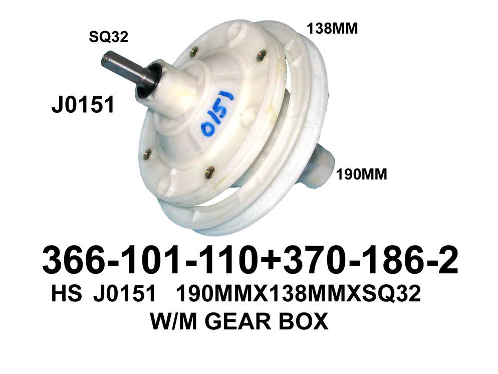 366 101 110 J0151 SQ32mm GEAR BOX