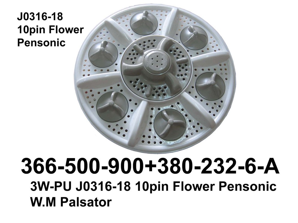 366 500 900 J0316 18 10pin Flower