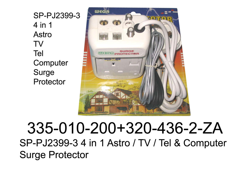 335 010 200 SP PJ2399 3 4 IN 1 Surge Protector