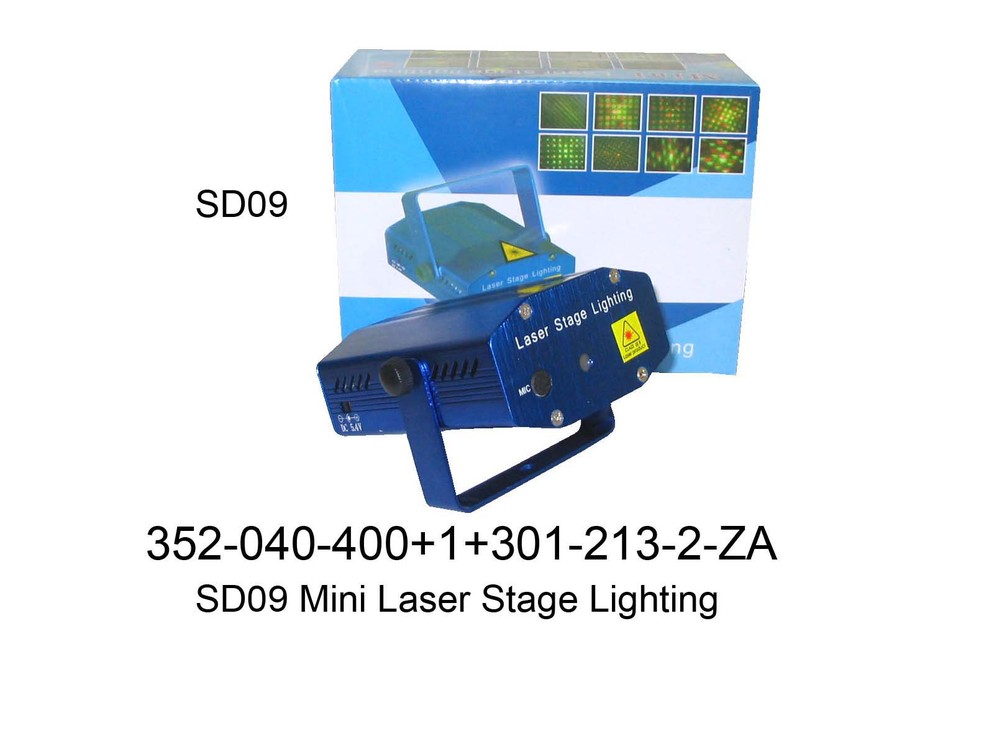 352 040 400 SD09 Mini Laser Stage Light