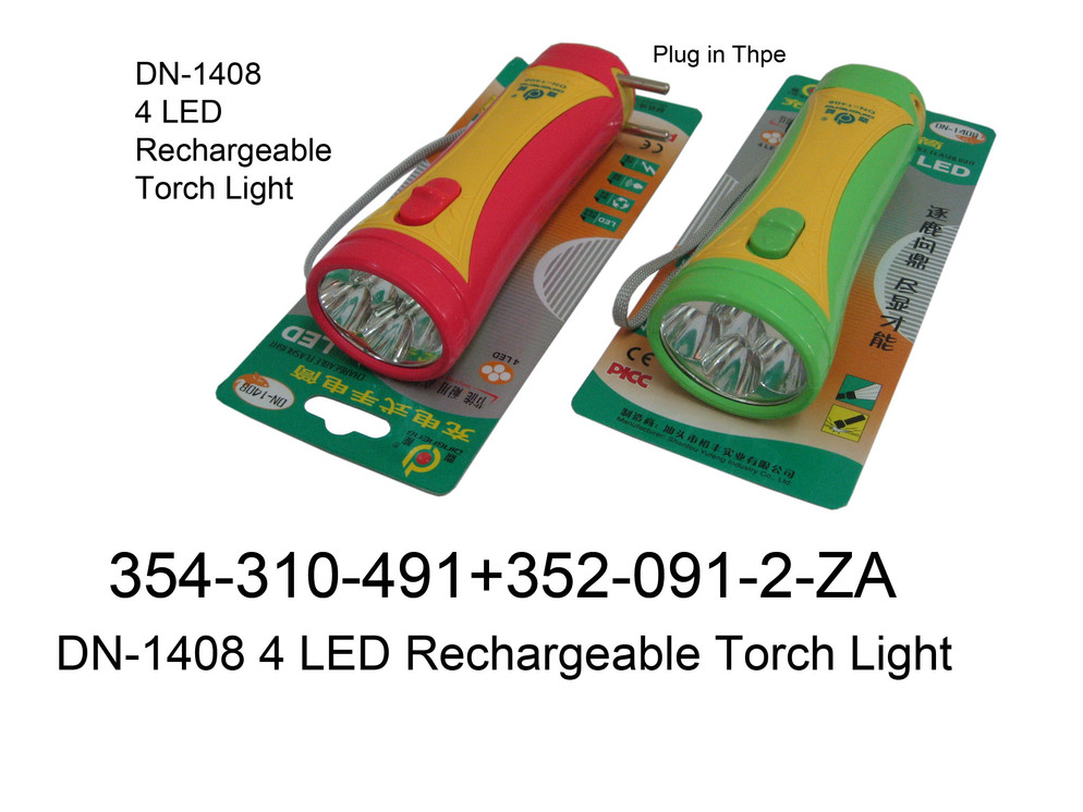 354 310 491 DN 1408 4LED Rech T Light