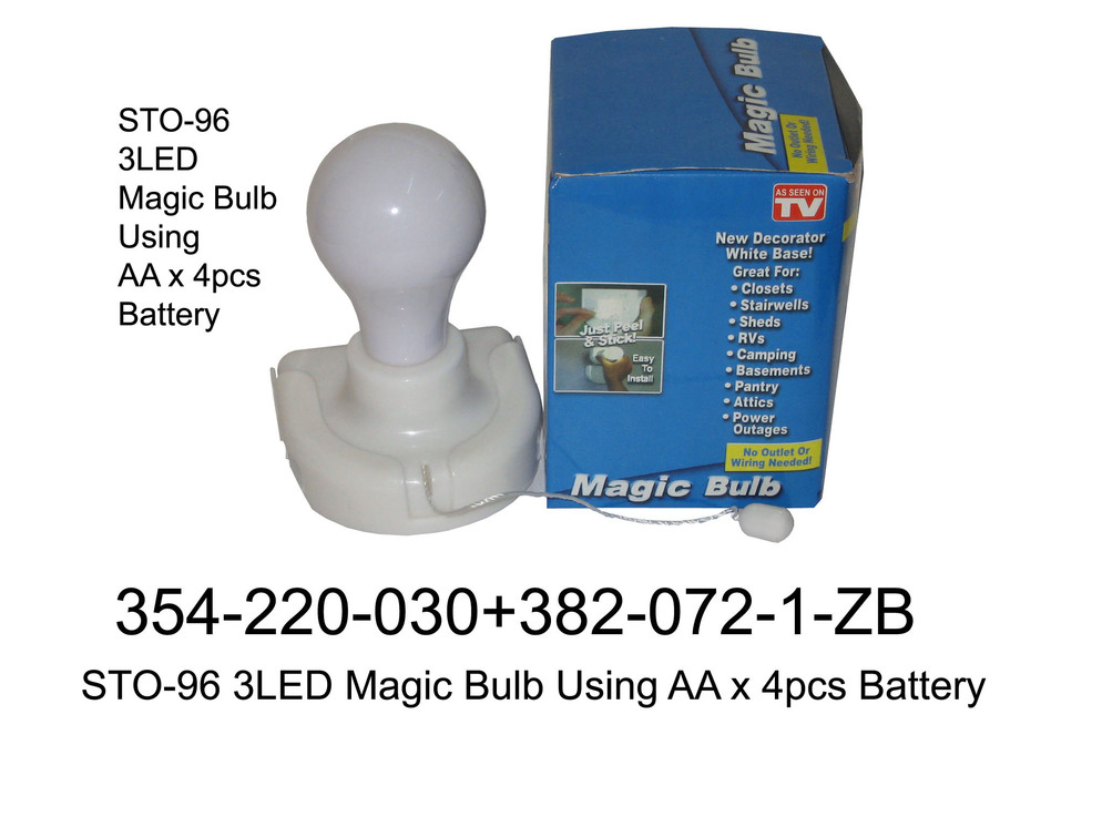 354 220 030 STO 96 3LED Magic Bulb Using Battery
