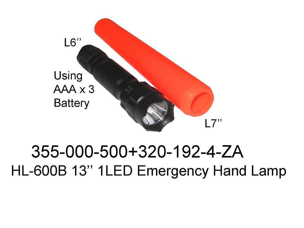 355 000 500 HL 600B 13'' 1LED Emergency Hand Lamp