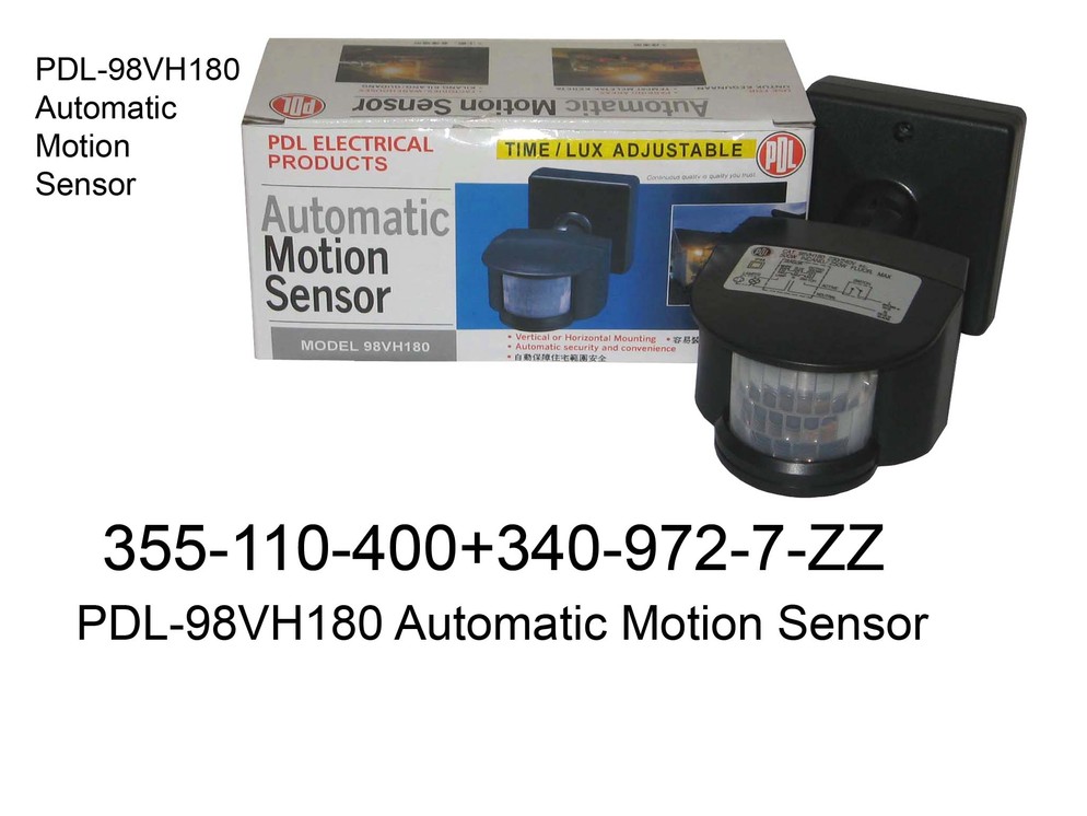 355 110 400 PDL 98VH180 Automatic Motion Sensor