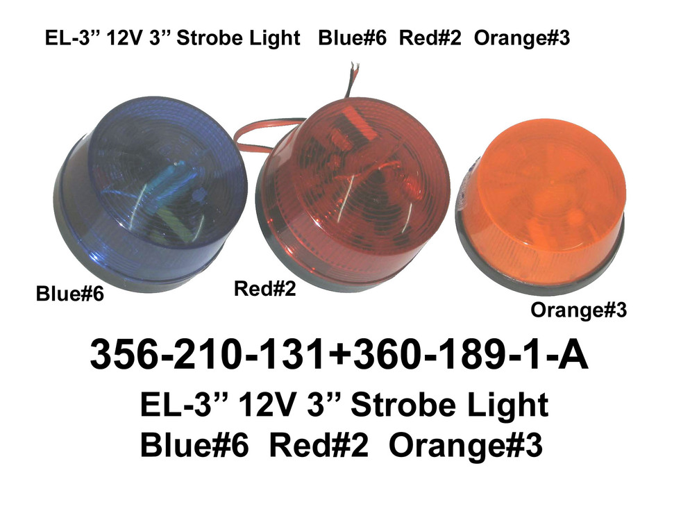 356 210 131 EL 3'' 12V 3'' Strobe Light