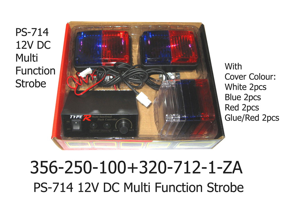 356 250 100 PS 714 12V DC Multi Function Strobe