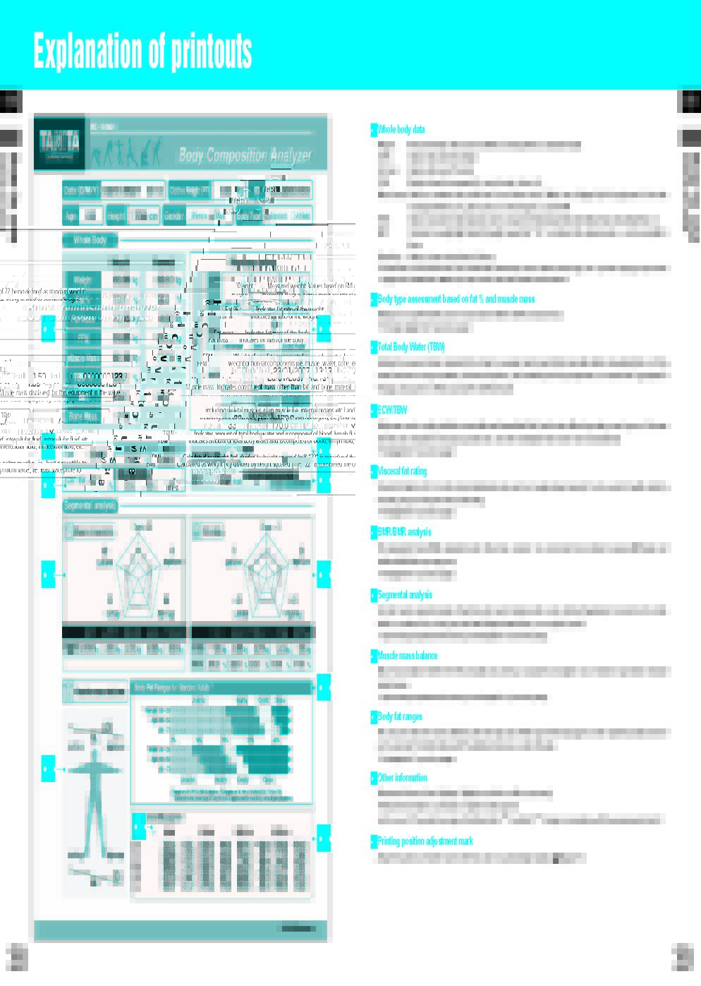 MC180 printouts explanation