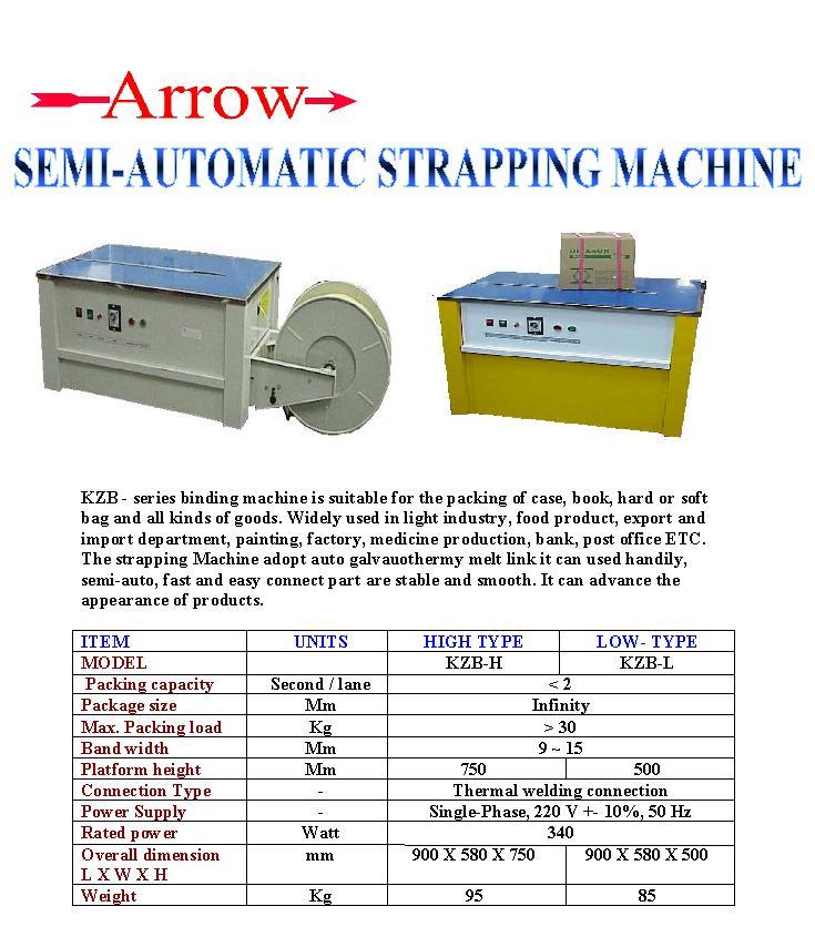 SemiAuto Strapping Machine