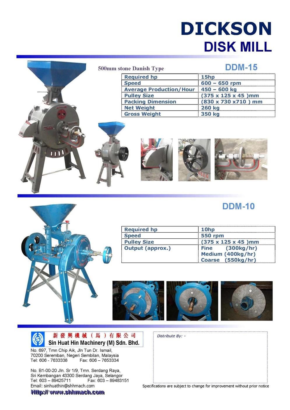 DICKSON DISK MILL 01