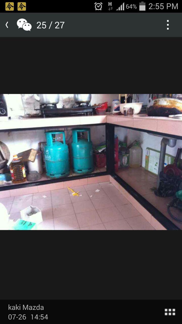 Aluminium cabinet (before to install)