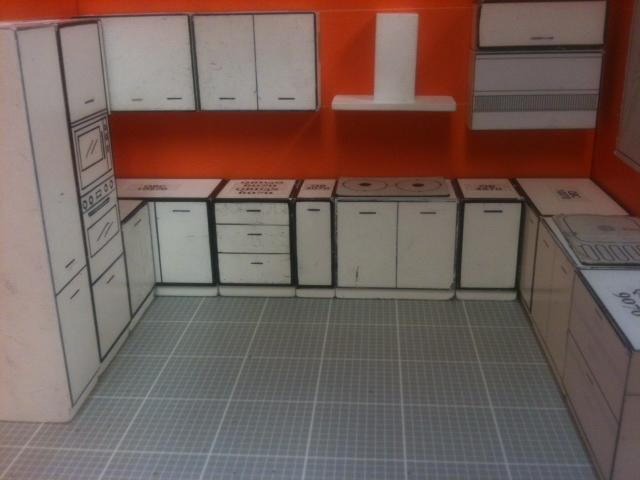 U-shape kitchen design