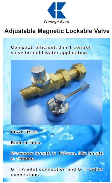 GK ADJUSTABLE MAGNETIC LOCKABLE VALVE