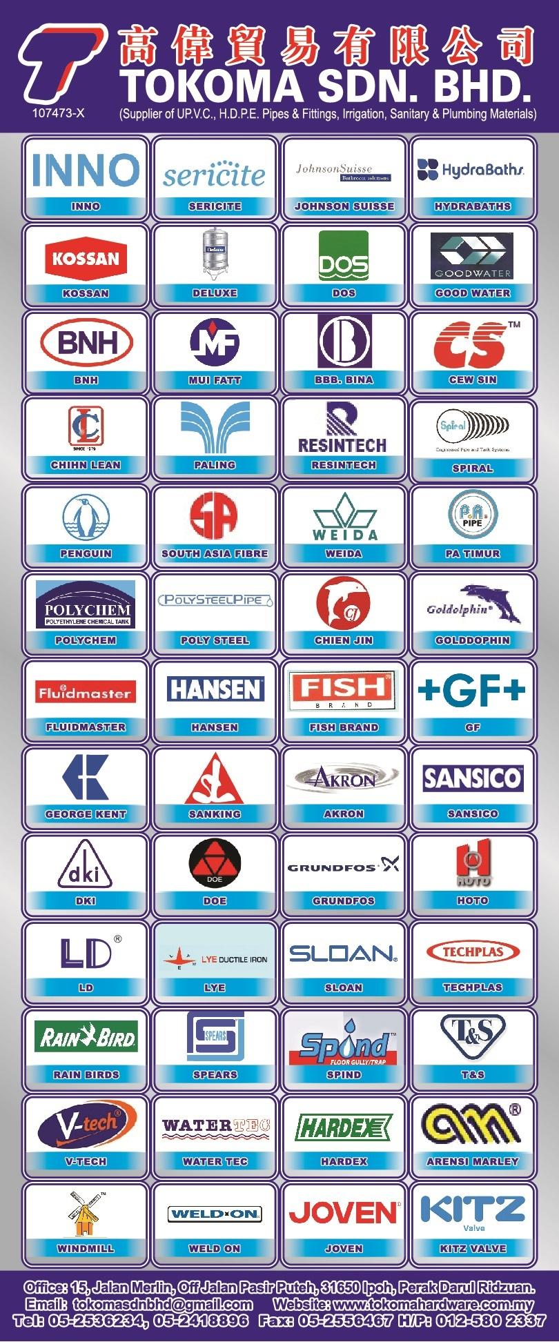 Tokoma Sdn Bhd Hardware Plumbing Sanitary
