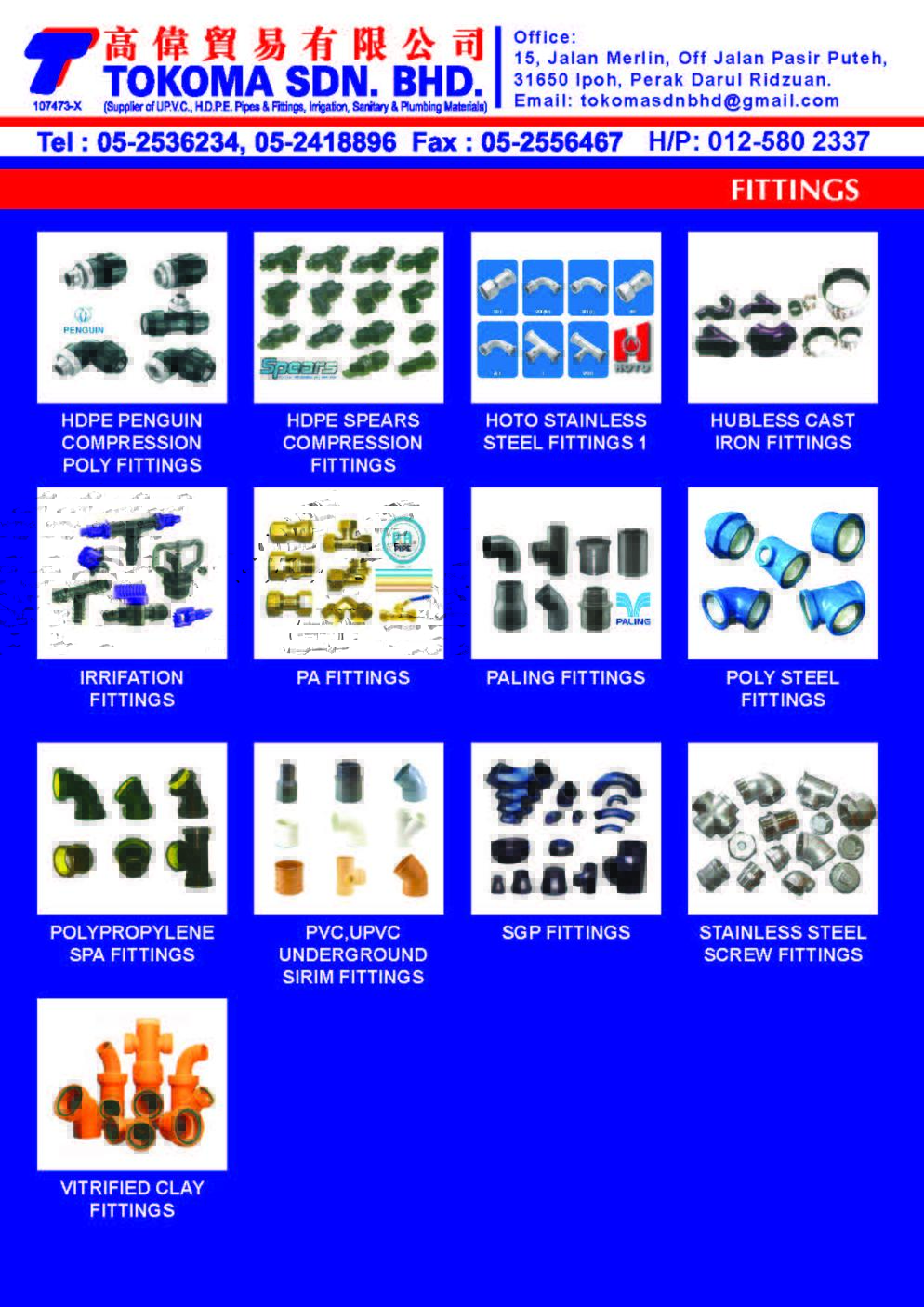 TOKOMA SDN BHD Catalogue Page 05