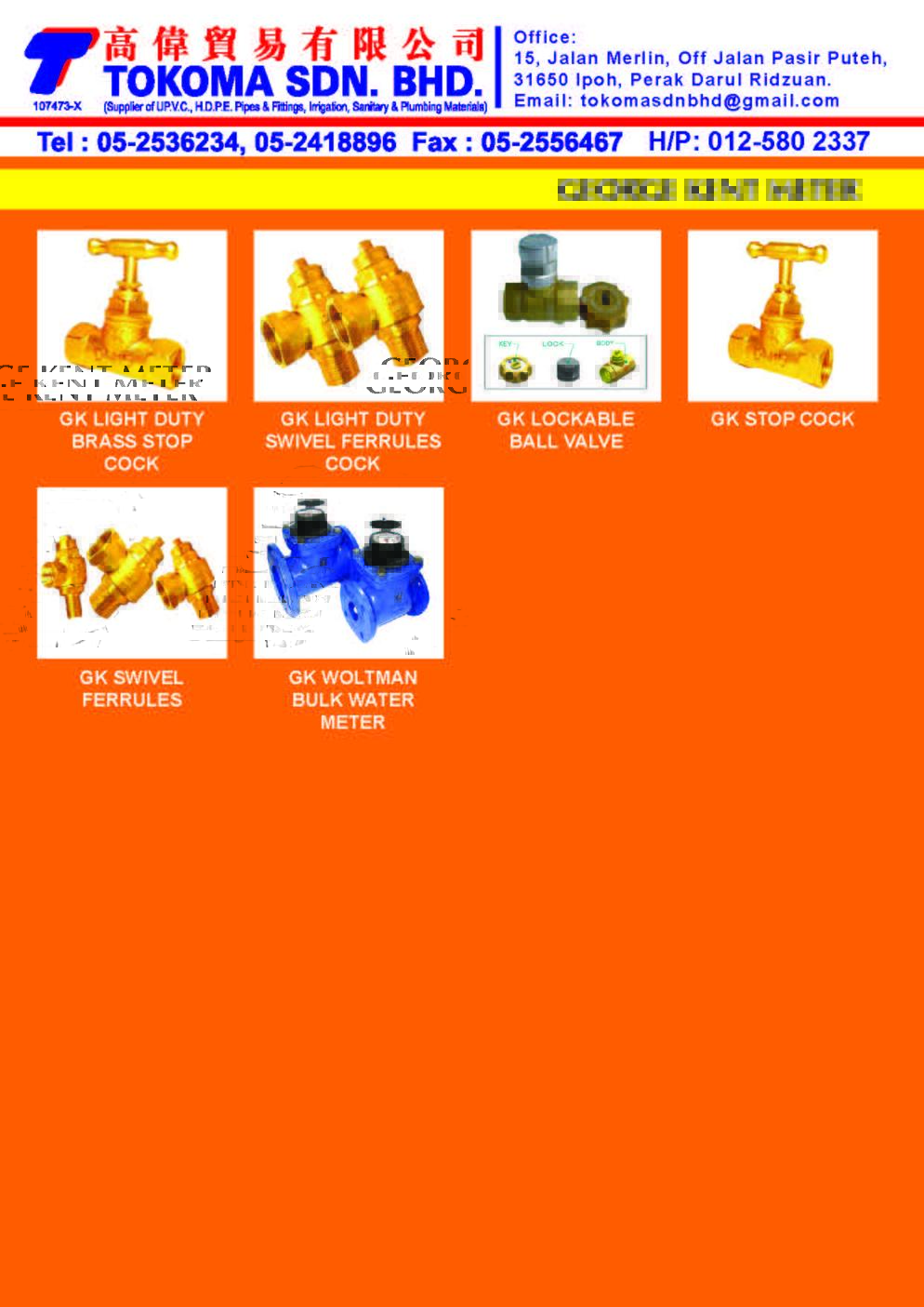 TOKOMA SDN BHD Catalogue Page 03