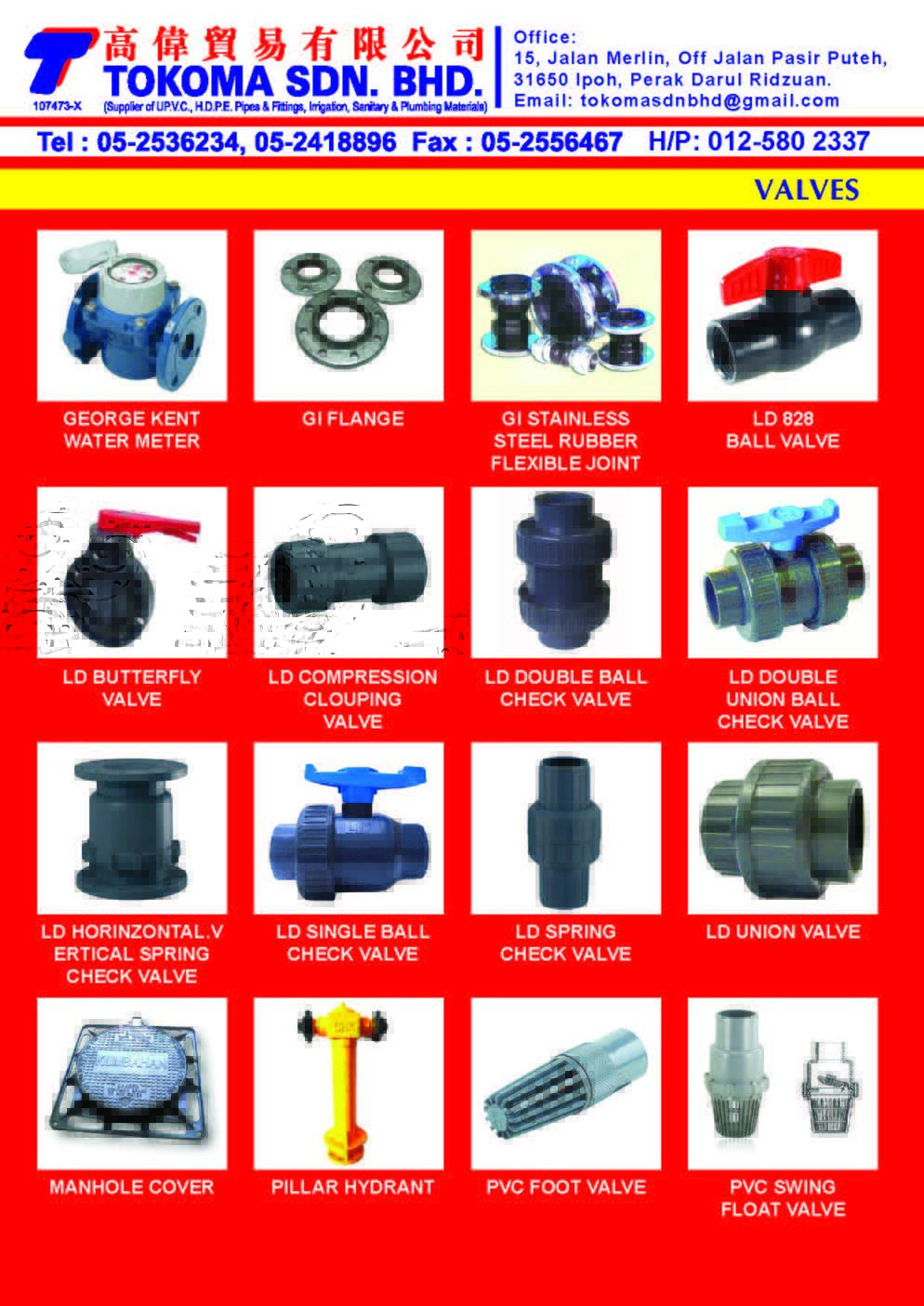 TOKOMA SDN BHD Catalogue Page 10