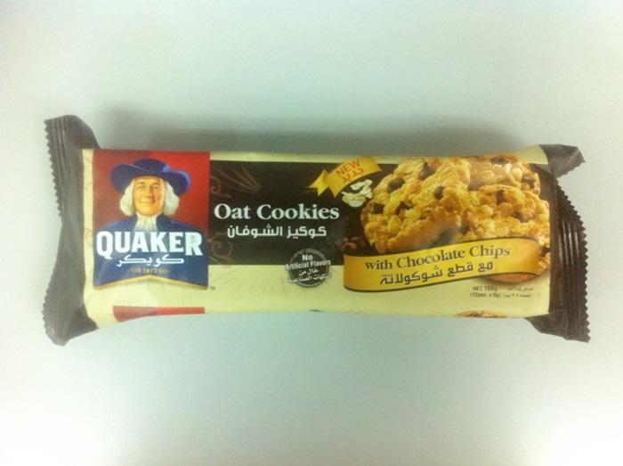 Quaker Oat Cookie 108g Choco Chips