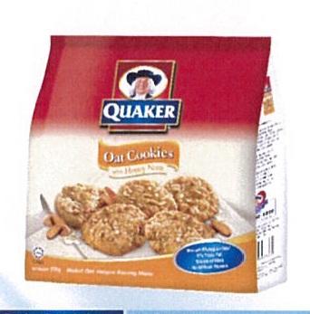 Quaker Oat Cookies 270g Honeynuts