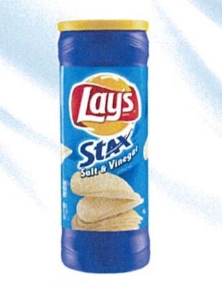 Lays Stax Salt & Vinegar 163g