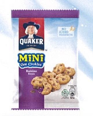 Quaker Mini Oat Cookies Raisin 28g