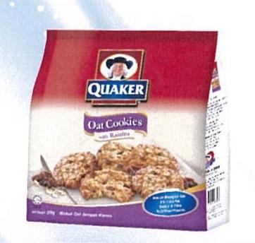 Quaker Oat Cookies 270g Raisin