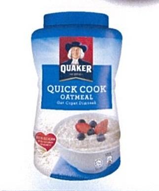 Quaker Quick Cook Oatmeal Jar 1kg