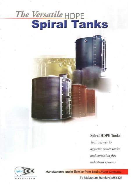 HDPE Spiral Tanks