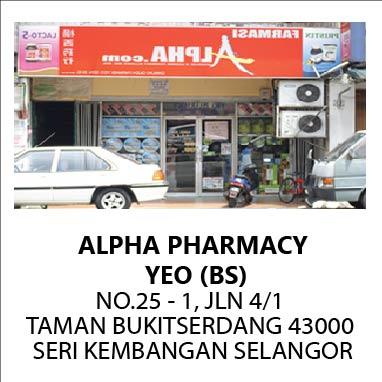 FARMASI  ALPHA - YEO SERI KEMBANGAN