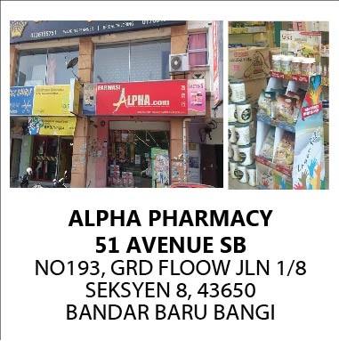 FARMASI  ALPHA - BANDAR BARU BANGI