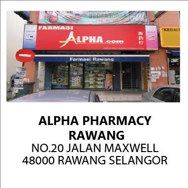 FARMASI  ALPHA - RAWANG JLN MAXWELL