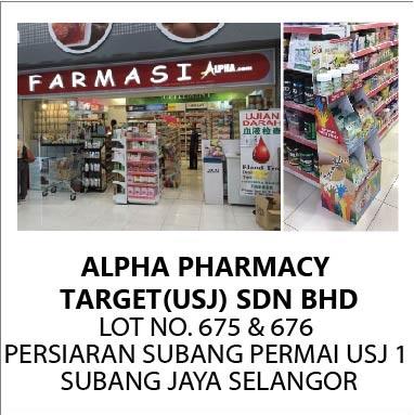 FARMASI  ALPHA  - TARGET SUBANG PERMAI USJ